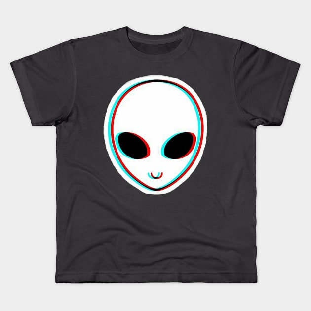 Alien - Space Lover Kids T-Shirt by SpaceMonkeyLover